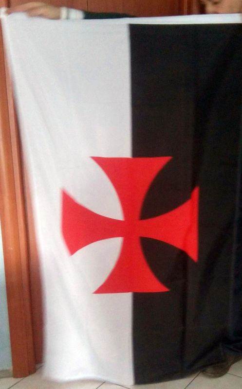 bandiera Templare 150X90